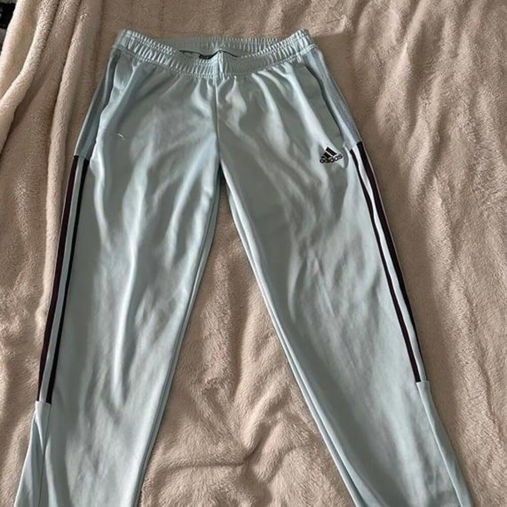 Adidas Primegreen Light Blue Joggers - Men's Medium
